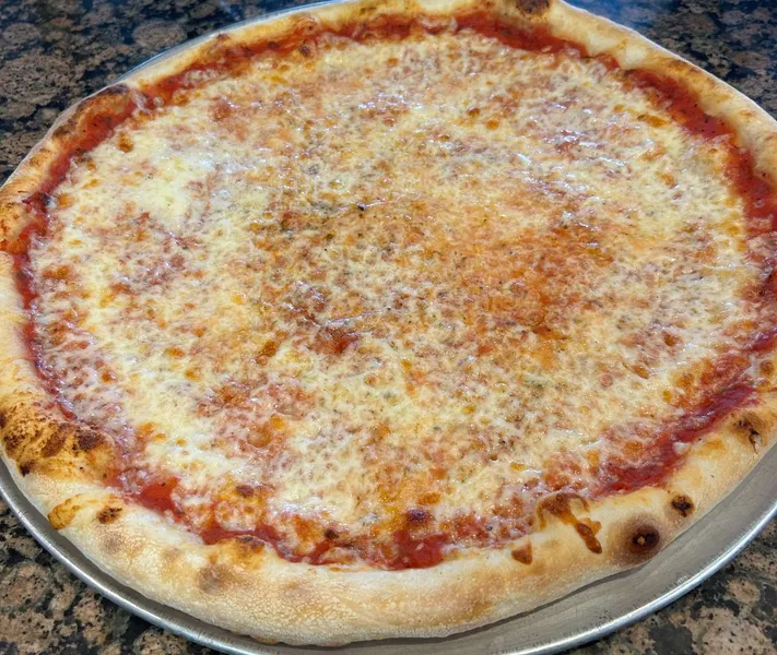 Neapolitan plain cheese pizza at Aldo's Pizza