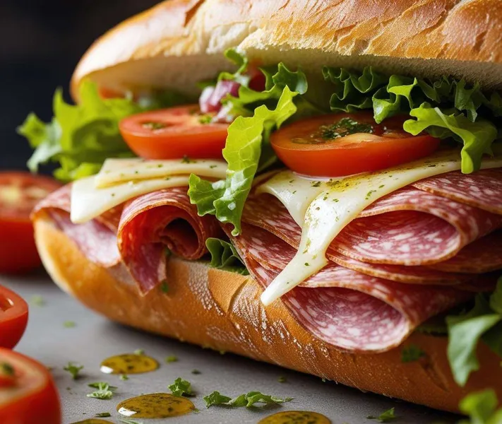 Italian sub sandwich at Aldo's Pizza