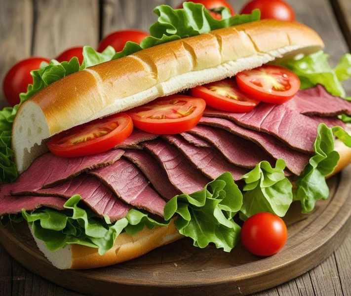 Roast Beef sub at Aldo's Pizza